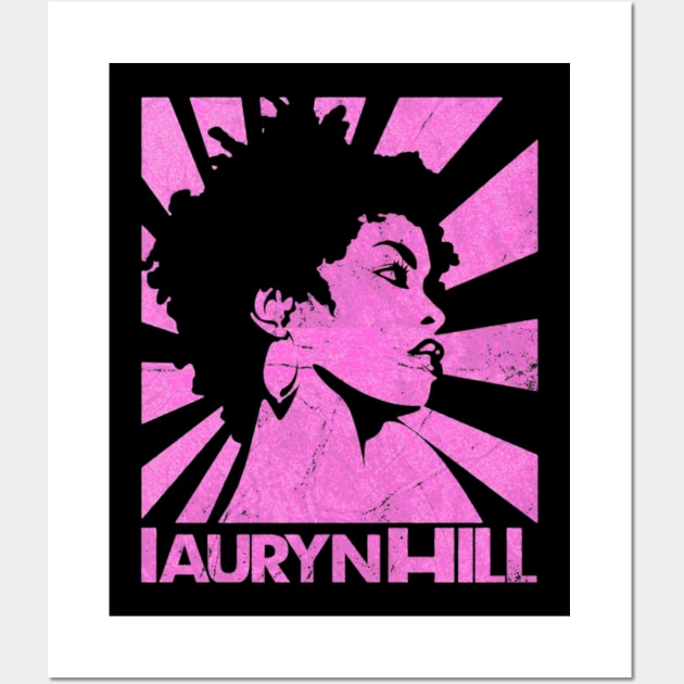 Lauryn hill t-shirt Wall Art by San9 pujan99a